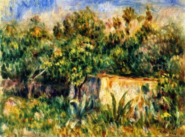 Landscape With Cabin by Pierre Auguste Renoir