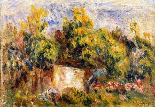 Landscape With Cabin by Pierre Auguste Renoir