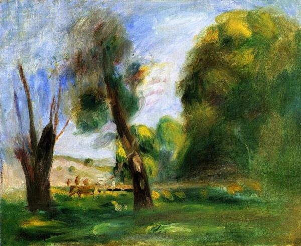 Landscape With Dead Tree by Pierre Auguste Renoir