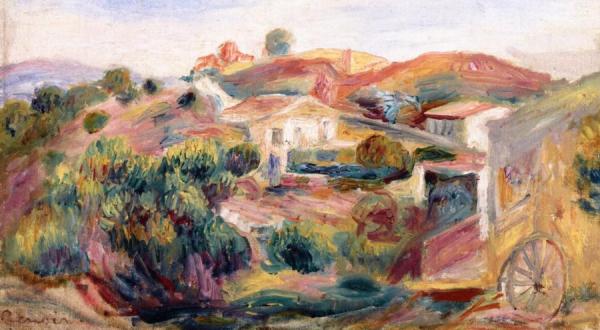 Landscape With Houses by Pierre Auguste Renoir
