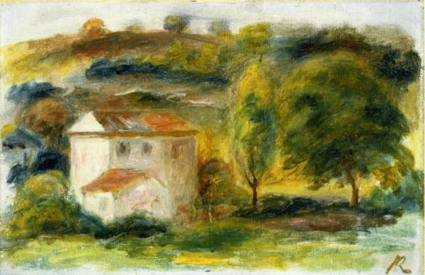 Landscape With White House by Pierre Auguste Renoir