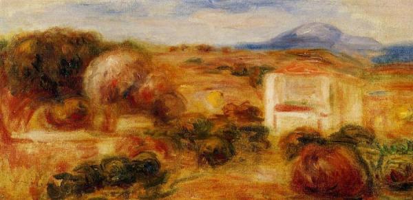 Landscape With White House by Pierre Auguste Renoir