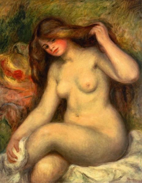 Large Bather With Crossed Legs by Pierre Auguste Renoir