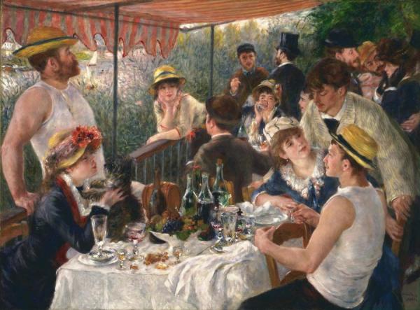 Luncheon Of The Boating Party by Pierre Auguste Renoir