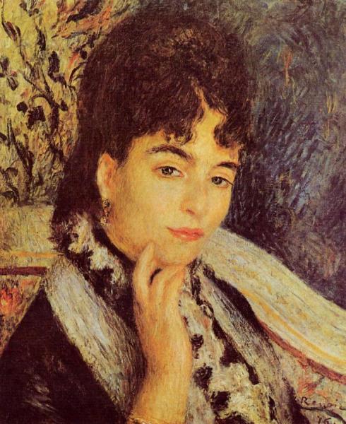 Madame Alphonse Daudet by Pierre Auguste Renoir Oil Painting Reproductions