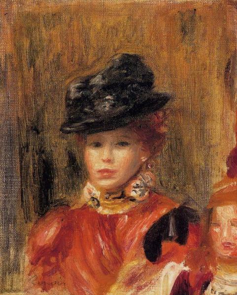 Madame Le Brun And Her Daughter by Pierre Auguste Renoir