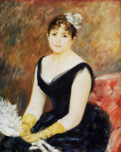 Madame Leon Clapisson by Pierre Auguste Renoir