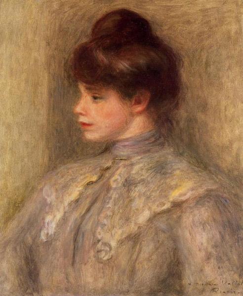 Madame Louis Valtat Nee Suzanne Noel by Pierre Auguste Renoir
