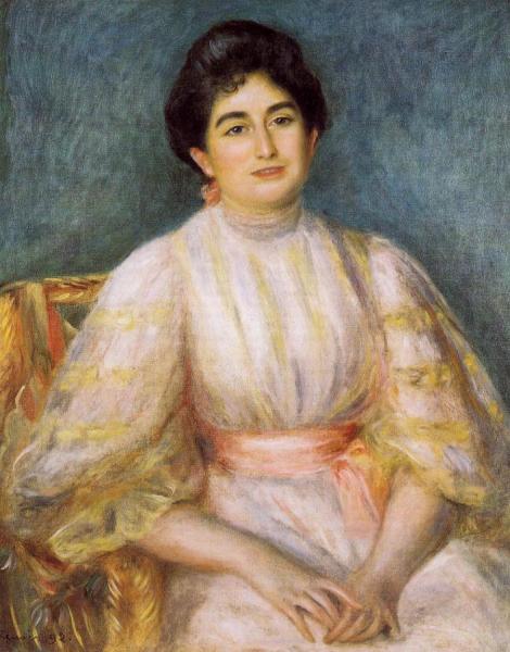 Madame Paul Gallimard Nee. Lucie Duche by Pierre Auguste Renoir Oil Painting Reproductions