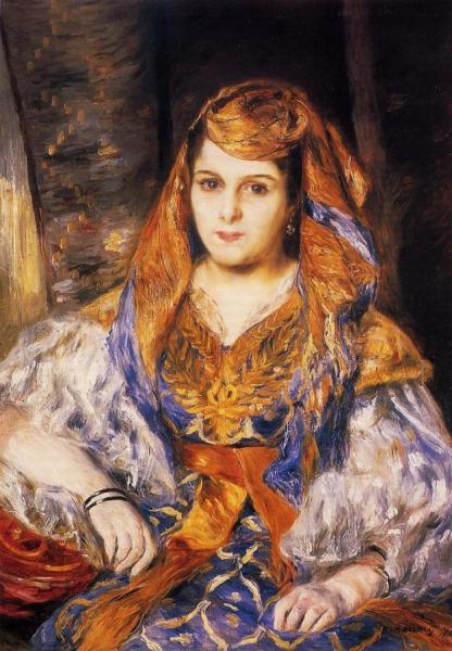 Madame Stora In Algerian Dress by Pierre Auguste Renoir