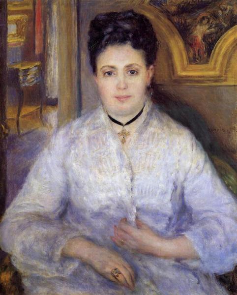Madame Victor Chocquet by Pierre Auguste Renoir Oil Painting Reproductions