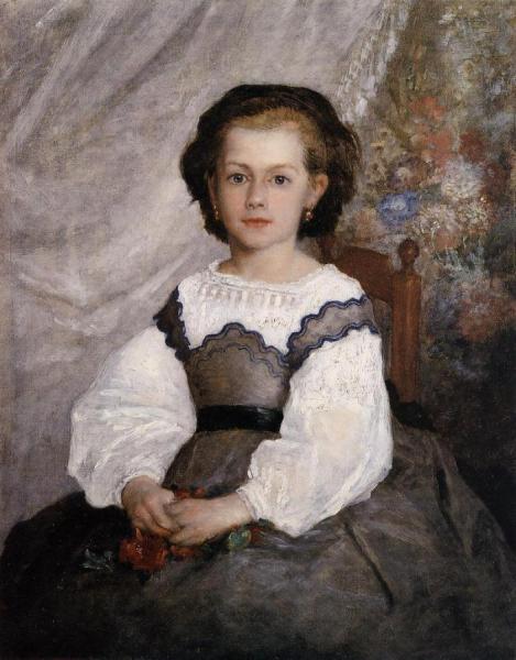 Mademoiselle Romaine Lacaux by Pierre Auguste Renoir