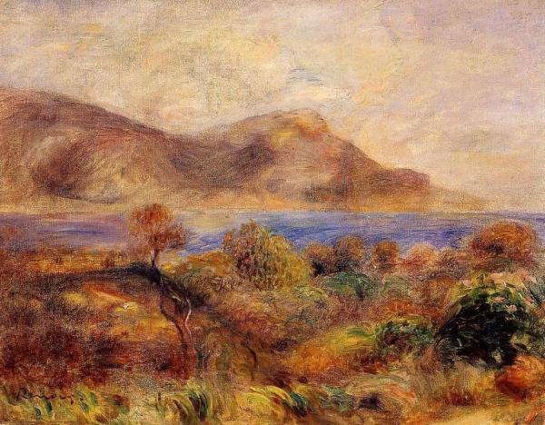 Mediteranean Landscape by Pierre Auguste Renoir Oil Painting Reproductions