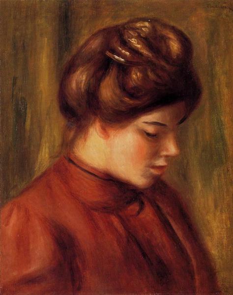 Mlle. Christine Lerolle by Pierre Auguste Renoir