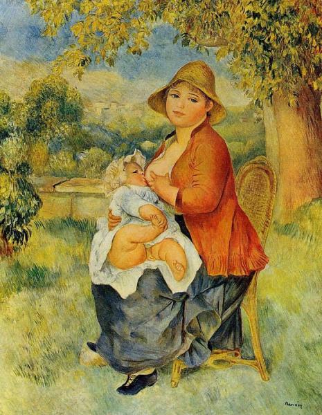 Motherhood by Pierre Auguste Renoir