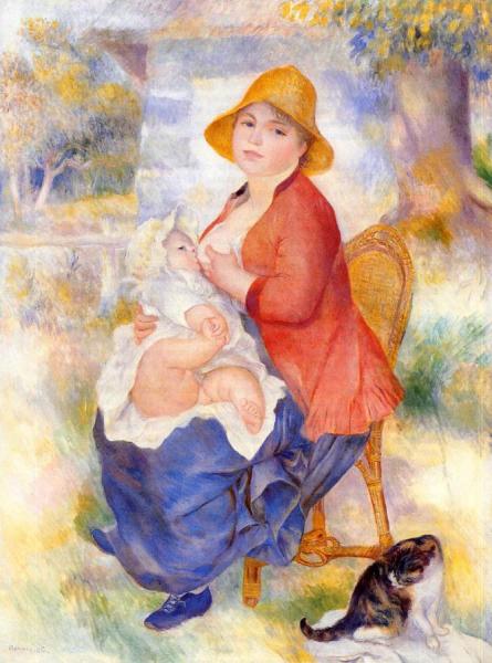 Motherhood by Pierre Auguste Renoir
