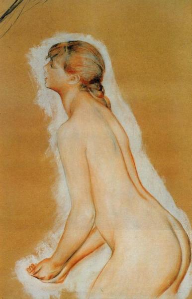 Nude by Pierre Auguste Renoir