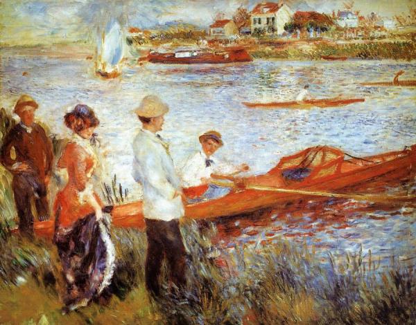 Oarsmen At Chatou by Pierre Auguste Renoir Oil Painting Reproductions