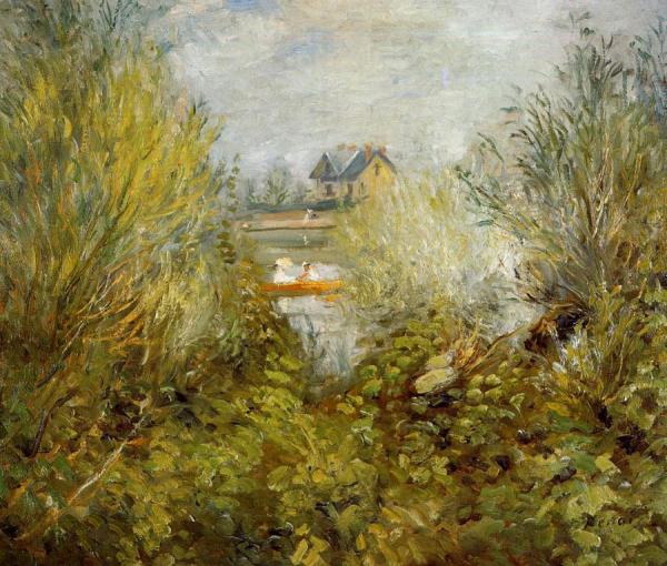 On The Seine, Near Argenteuil by Pierre Auguste Renoir Oil Painting Reproductions