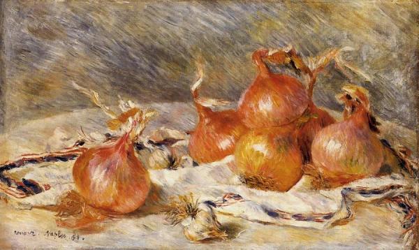 Onions by Pierre Auguste Renoir Oil Painting Reproductions