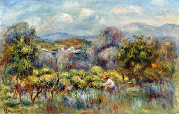 Orange Trees by Pierre Auguste Renoir