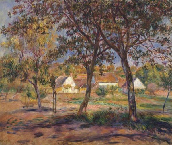 Outskirts Of Pont-aven by Pierre Auguste Renoir