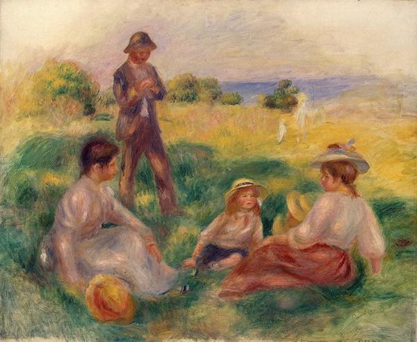 Party In The Country At Berneval by Pierre Auguste Renoir