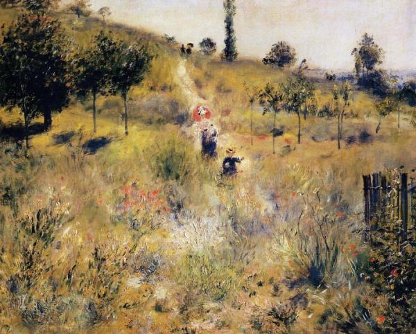 Path Leading Through Tall Grass by Pierre Auguste Renoir