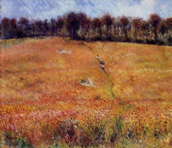 Path Through The High Grass by Pierre Auguste Renoir