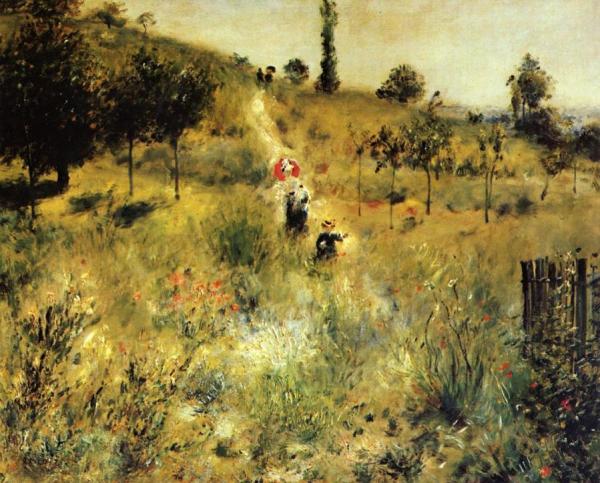 Path Winding Through The High Grass by Pierre Auguste Renoir