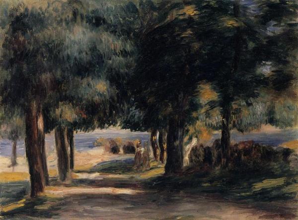 Pine Wood On The Cote D'azur by Pierre Auguste Renoir