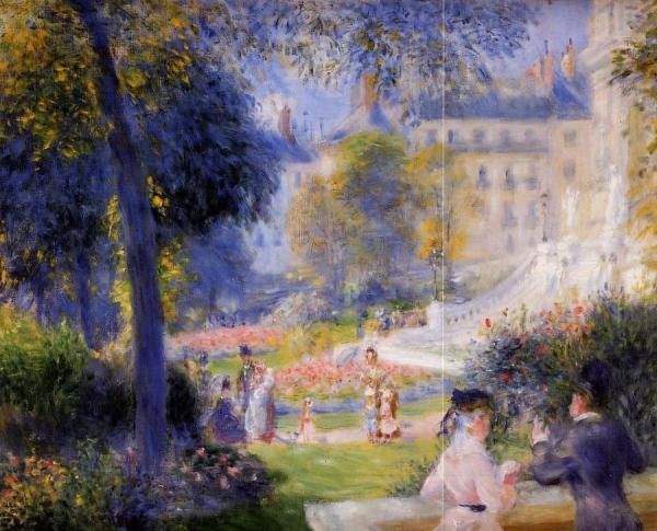 Place De La Trinite by Pierre Auguste Renoir