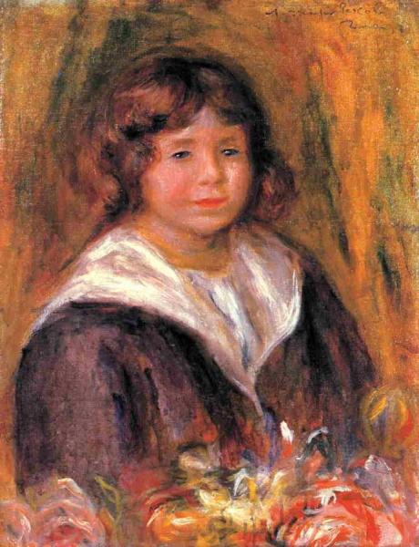 Portrait Of A Boy (jean Pascalis) by Pierre Auguste Renoir