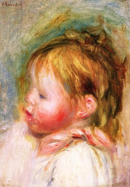 Portrait Of A Child by Pierre Auguste Renoir