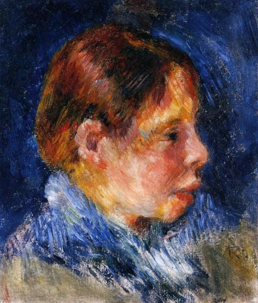 Portrait Of A Child by Pierre Auguste Renoir