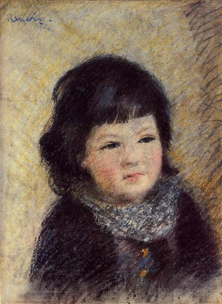 Portrait Of A Child by Pierre Auguste Renoir