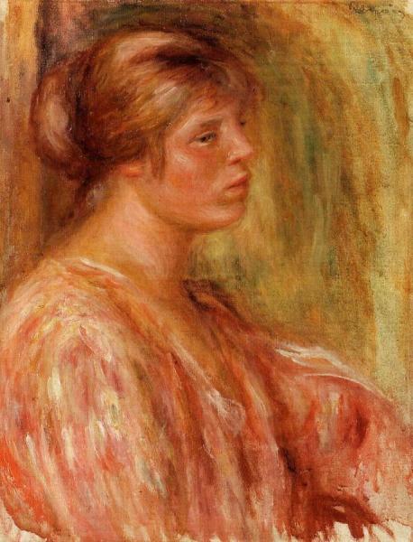 Portrait Of A Woman by Pierre Auguste Renoir