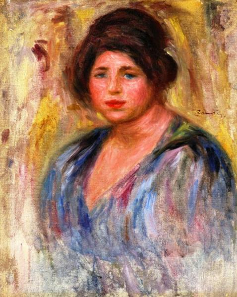 Portrait Of A Woman (gabrielle Renard) by Pierre Auguste Renoir