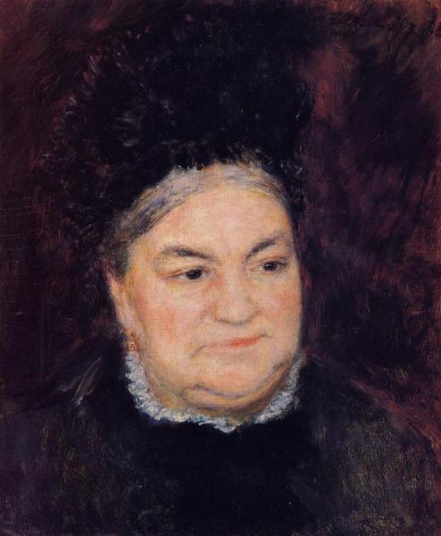 Portrait Of An Old Woman by Pierre Auguste Renoir