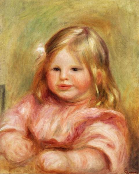 Portrait Of Coco by Pierre Auguste Renoir
