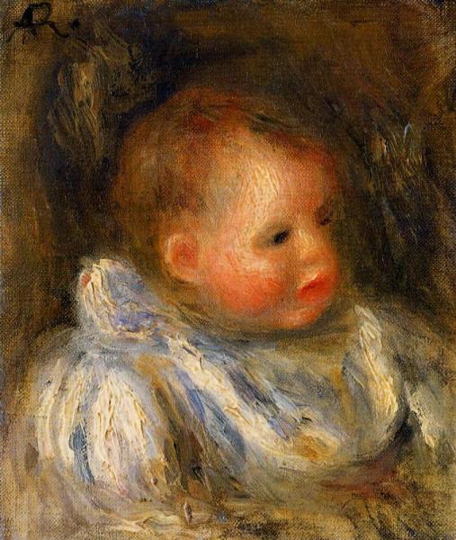 Portrait Of Coco by Pierre Auguste Renoir