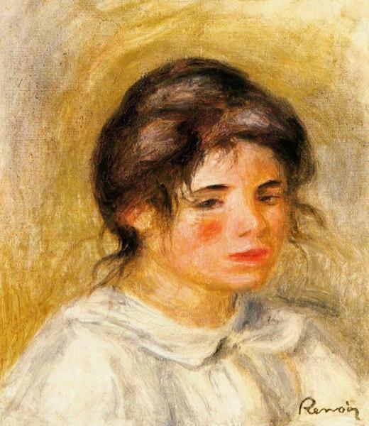 Portrait Of Gabrielle by Pierre Auguste Renoir Oil Painting Reproductions