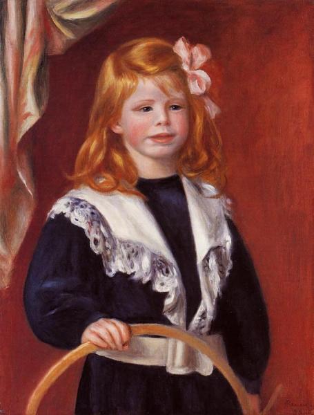 Portrait Of Jean Renoir by Pierre Auguste Renoir