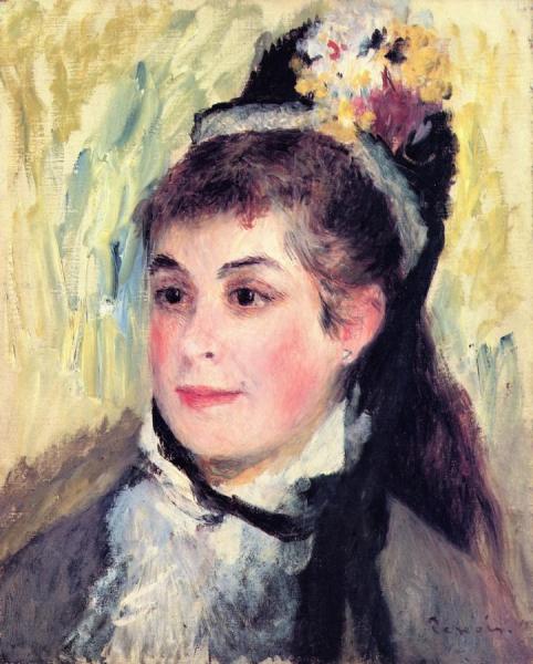 Portrait Of Madame Edmond Renoir by Pierre Auguste Renoir