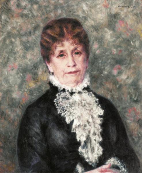Portrait Of Madame Fould by Pierre Auguste Renoir