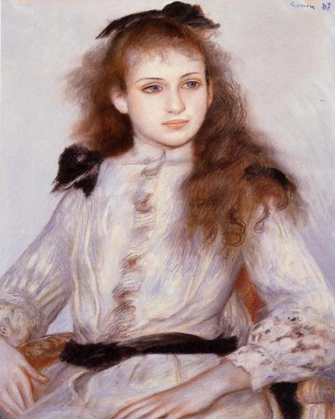Portrait Of Madeleine Adam by Pierre Auguste Renoir Oil Painting Reproductions