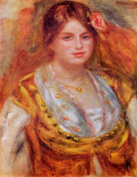 Portrait Of Mademoiselle Francois by Pierre Auguste Renoir Oil Painting Reproductions