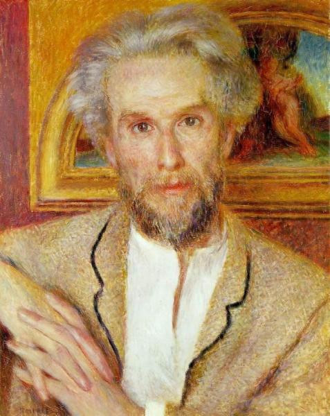 Portrait Of Victor Chocquet by Pierre Auguste Renoir