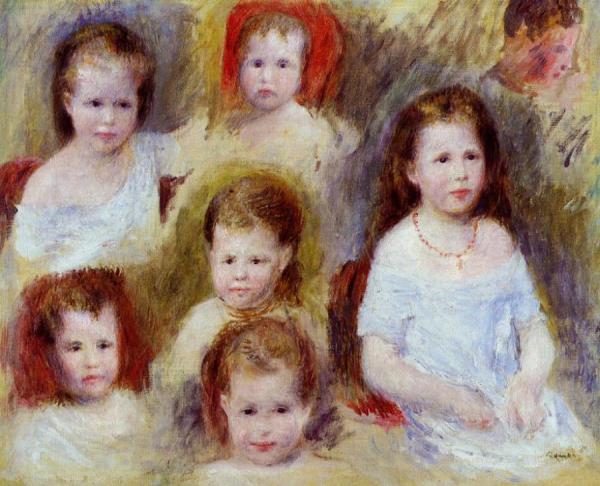 Portraits Of Marie-sophie Chocquet by Pierre Auguste Renoir