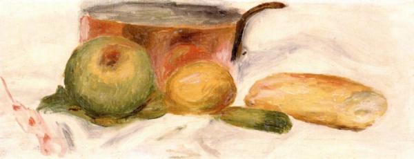 Pot And Fruit by Pierre Auguste Renoir Oil Painting Reproductions